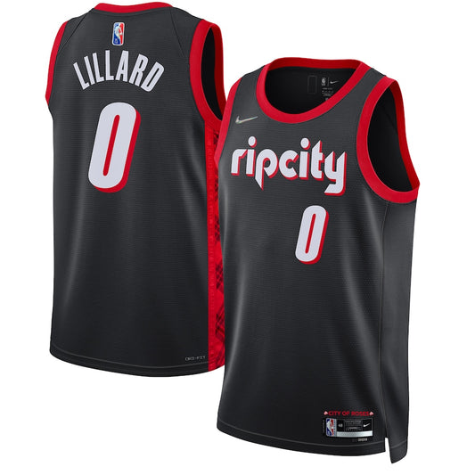 Maillot Enfant Nike Nba City Edition Damian Lillard