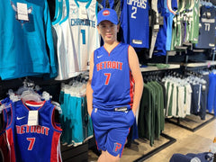 Short Nike Nba Enfant Icon 2024 Detroit Pistons