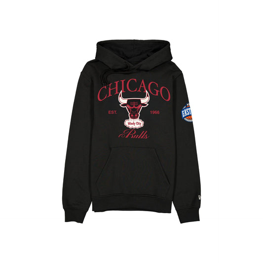 Sweat à capuche New Era Hardwood Classics Chicago Bulls
