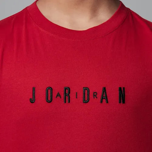 Tee-Shirt Enfant Jordan Wordmark  Gym Red