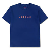 Jordan Wordmark EMB White Children's T-Shirt
