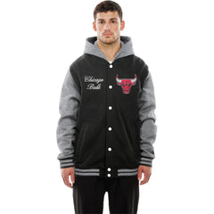 Chicago Bulls New Era Throwback Varsity Jacket