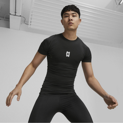 T-shirt de Compression Puma Hoops Team Baselayer Noir