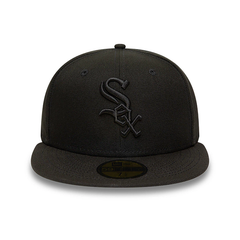 Casquette 59Fifty Fitted Chicago White Sox MLB Black on Black