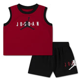 Ensemble Jordan Cadet Maillot+Short - Red Black