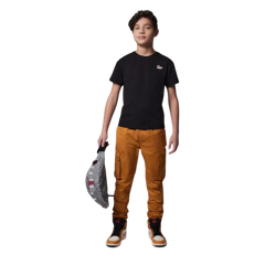 T-shirt Enfant Air Jordan 1 Patch Black White