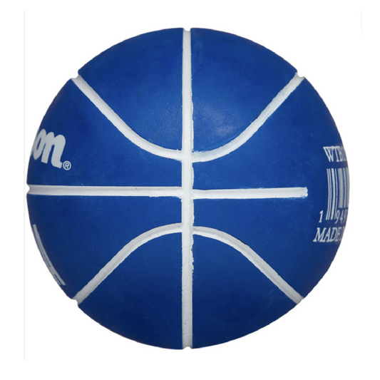 Mini Balle Rebondissante Wilson NBA bleue