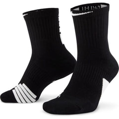 NIKE ELITE MID SOCKS - Black