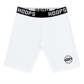 Short Basketball de compression Hoops Blanc