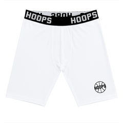 Short de compression Hoops Blanc
