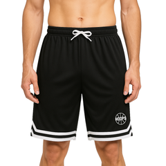 Short Hoops Performance Basketball Noir