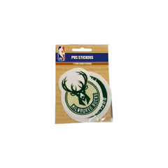 Pack 2 Autocollants NBA Milwaukee Bucks