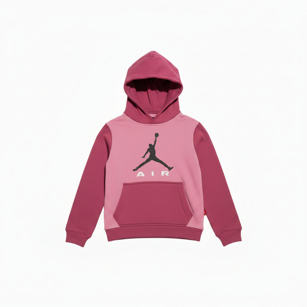 Sweat à Capuche Enfant Jordan Air University Pink