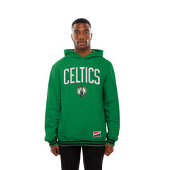 Sweat à capuche New Era Throwback Boston Celtics