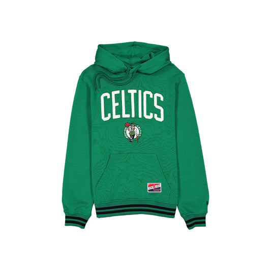 Sweat à capuche New Era Throwback Boston Celtics