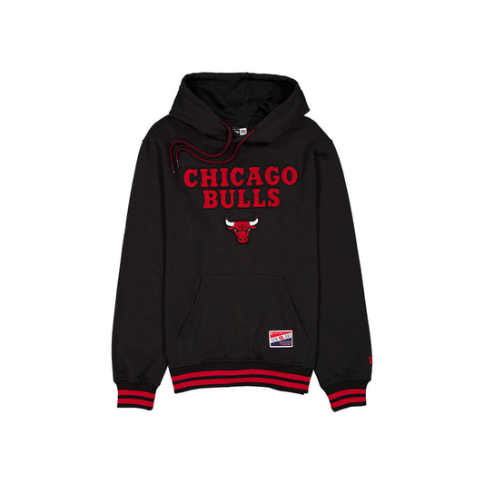 Sweat à capuche New Era Throwback Chicago Bulls