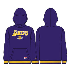 Sweat à capuche New Era Throwback Los Angeles Lakers