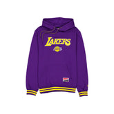 Sweat à capuche New Era Throwback Los Angeles Lakers