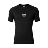 T-shirt de compression Basketball Hoops Noir