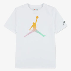 T-Shirt Enfant Jordan Tie Dye Blanc