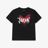 T-Shirt Jordan Fille Heart Sketch