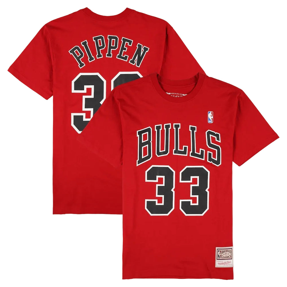 T-Shirt M&N Name & Number Scottie Pippen
