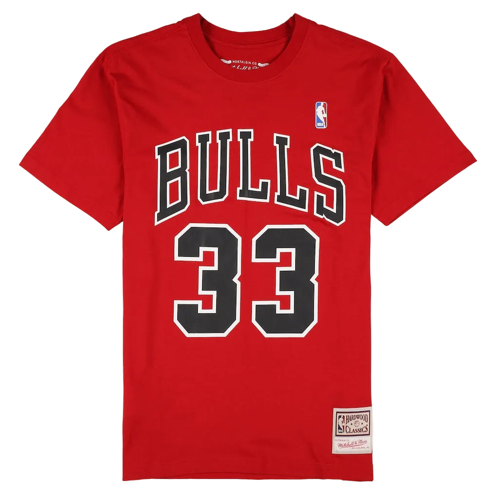 T-Shirt M&N Name & Number Scottie Pippen