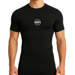 T-shirt de compression Hoops Noir