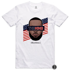 DearBBall T-Shirt - The KING USA Stripes Edition