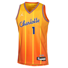 Maillot Enfant Nike NBA Charlotte Hornets City Edition Lamelo Ball