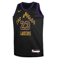 Maillot Enfant Nike NBA Los Angeles Lakers City Edition Lebron James