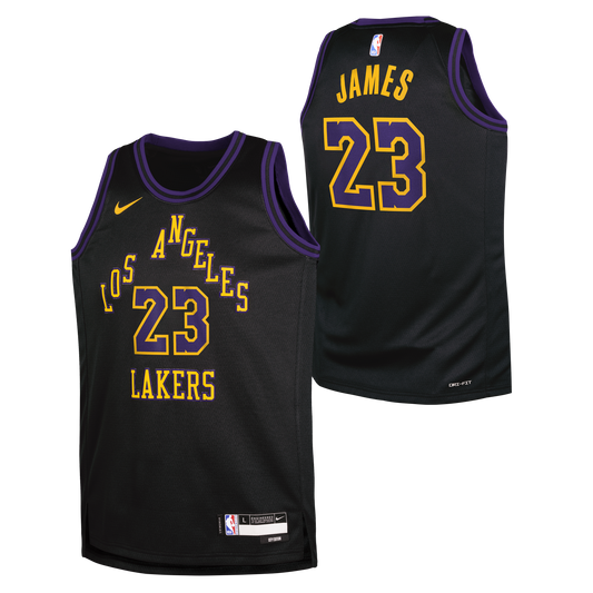 Maillot Enfant Nike NBA Los Angeles Lakers City Edition Lebron James