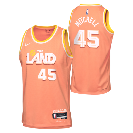 Maillot Enfant Nike NBA Cleveland Cavaliers City Edition Donovan Mitchell