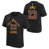 T-Shirt Enfant Nike NBA City Edition Los Angeles Lakers Lebron James
