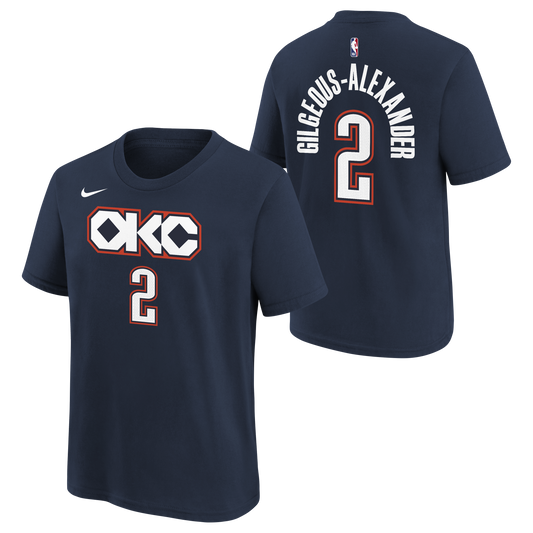 T-Shirt Enfant Nike NBA City Edition Oklahoma City Thunder Shai Gilgeous Alexander