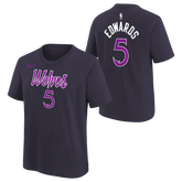 T-Shirt Enfant Nike NBA City Edition Minnesota Timberwolves Anthony Edwards