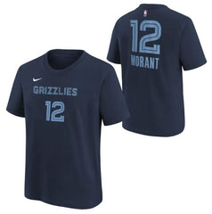 NBA Youth Ja Morant Memphis Grizzlies Nike Name&Number T-shirt