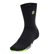 Chaussettes Curry UA AD Playmaker Mid "Black Volt"