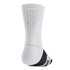 Chaussettes Curry UA AD Playmaker Mid "White Black"