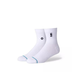 Stance Logoman Sport Quarter Socks White