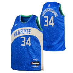 Nike NBA City Edition Giannis Antetokounmpo 23/24 Kids Jersey