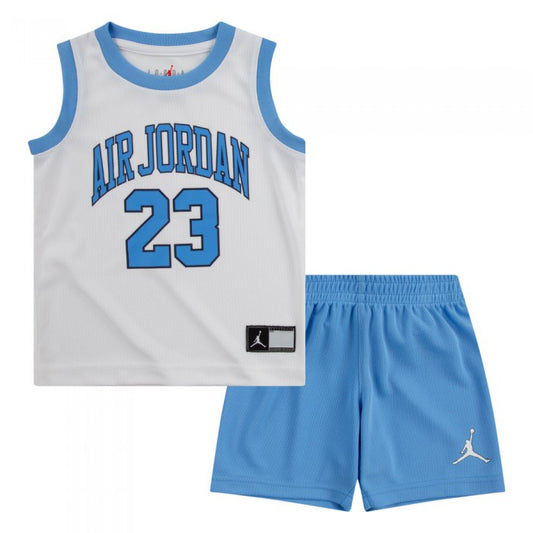 ENSEMBLE AIR JORDAN CADET HBR  MUSCLE SET - White Blue