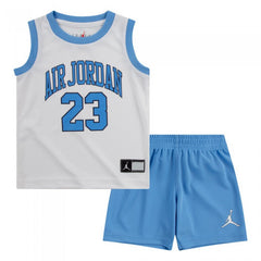 ENSEMBLE AIR JORDAN CADET HBR MUSCLE SET - White Blue