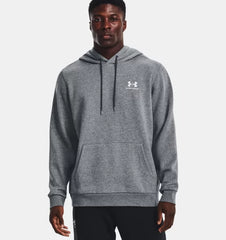 Sweat à capuche UA Essential Fleece Grey