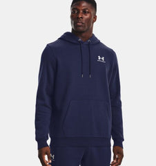 Sweat à capuche UA Essential Fleece Navy