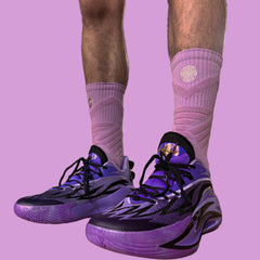 Chaussettes Performance HOOPS Violet