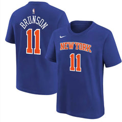 T-shirt Nike Nba Enfant Name & Number Jalen Brunson New York Knicks