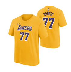 T-shirt Nike Enfant NBA Name & Number Luka Doncic Yellow