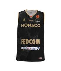 Maillot AS Monaco 25/26 Euroleague Black