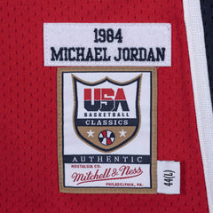 Maillot Michael Jordan Team USA 1984 Authentic Alternate Mitchell&Ness